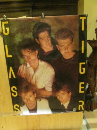 Glass Tiger - Rare 30 X 38 Inch Promotional Poster
