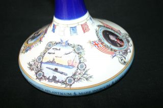 Pusser ' s Staffordshire Porcelain U.  S.  Navy & Marine Corp Decanter 4