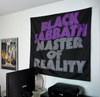 Black Sabbath Master Of Reality Huge 4x4 Banner Fabric Poster Tapestry Cd Album