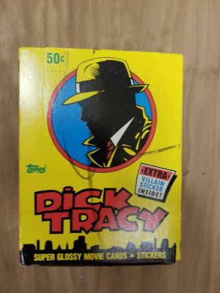 Topps Dick Tracy Movie Cards Vintage Collectible