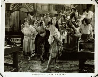 Dolores Del Rio 1927 Loves Of Carmen - Fox Studios Publicity Still - Nr