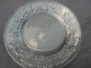Princess House Fantasia Frosted Center Dinner Plates Set Of 4 Cond.