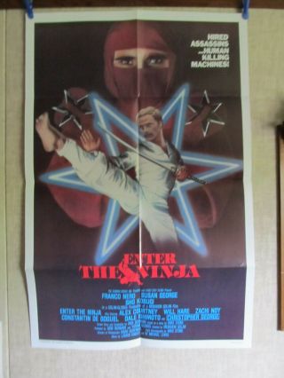 Enter The Ninja (1981) One Sheet 27x41 Golan/globasshokosugifranconero