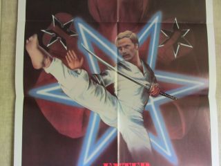 Enter The Ninja (1981) ONE SHEET 27x41 Golan/GlobasShoKosugiFrancoNero 3