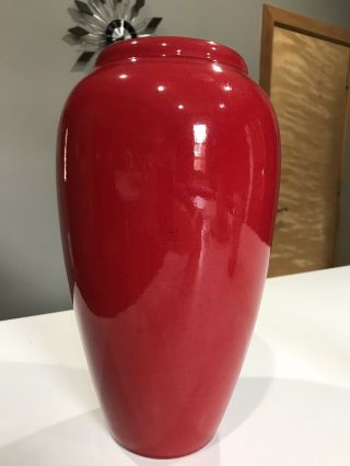Red Royal Haeger Rg - 23 Vase