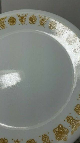 Vintage Corelle Butterfly Gold 8.  5 in.  Luncheon Salad Plates Set of 9 5
