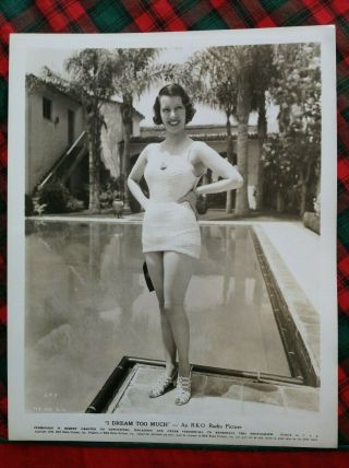 1935 Lily Pons Movie Still Photo I Dream Too Much Swimsuit Rko Film