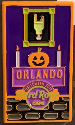 Hard Rock Cafe Orlando 2019 Halloween Pin Haunted House Puzzle - Hrc 516235
