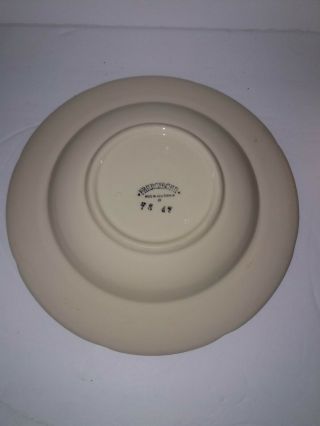 Vintage Franciscan Apple Rim Soup Bowls Made In USA 8.  5 Inch Diameter 4