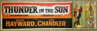 Thunder In The Sun Susan Hayward 1959 24x82 Movie Poster Banner