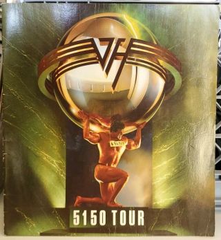 Vintage 1986 Van Halen 5150 Concert Tour Program Book