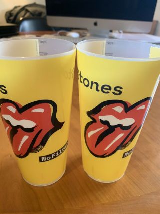 Rolling Stones No Filter 2018 Uk Tour 2 Official Beer Pint Cups From Twickenham