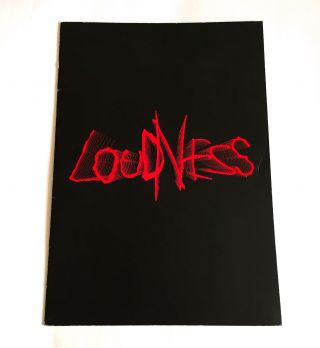 Loudness 20th Anniversary Pandemonium 2001 Japan Tour Program Book Akira Takasak