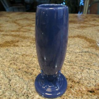 Vintage Fiesta Cobalt Blue Bud Vase /