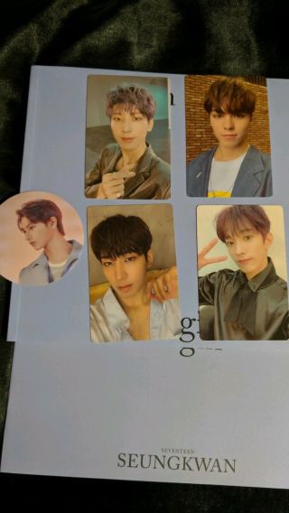 Seventeen An Ode BEGIN Album 1st Press Vernon,  DK,  Wonwoo Photocards 5