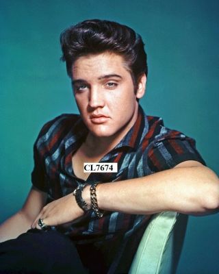 Elvis Presley Poses For A Studio Portrait Photo