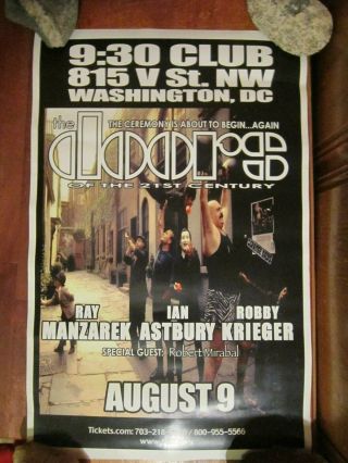 2005 The Doors Of The 21st Century 11x17 Promo Poster 9:30 Club Washington Dc