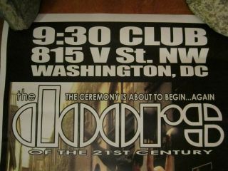 2005 The Doors of the 21st Century 11x17 Promo Poster 9:30 Club Washington DC 2
