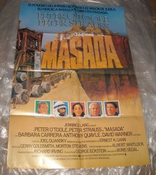 1980 Masada Foreign 1 Sheet Movie Poster Peter O 