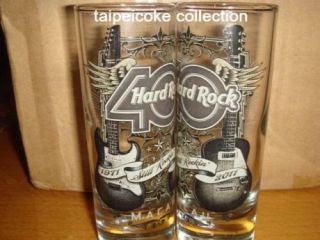 Hard Rock Hotel Macau 40th Anniversary Shot Glass 4 " (discontinued)