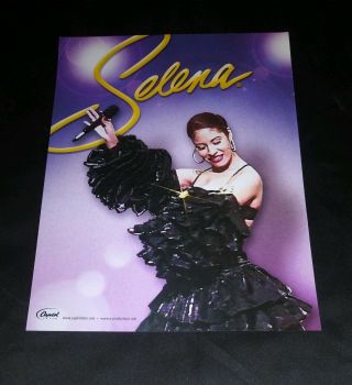 Selena Quintanilla Capitol Latin " Performances " Dvd Promo Poster Nos