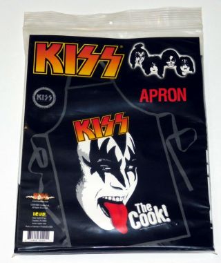 Kiss Band Gene Simmons Kiss The Cook Apron Icup 2008 In Package Official