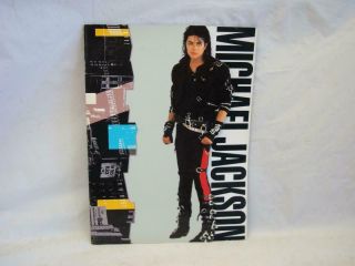 Michael Jackson Souvenir Program 1988 Concert Tour With Tix Stub King Of Pop