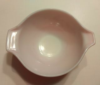 Pyrex Vintage 442 Pink Gooseberry Cinderella Nesting Mixing Bowl Pink 1 - 1/2 Qt 3