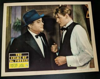 The Crime Of Dr.  Forbes Orig.  1936 20th Century Fox Lobby Card Robert Kent Vf/nm