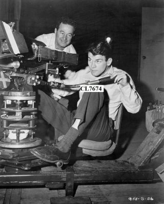 Don Murray Behind The Camera On A Movie Set Photo