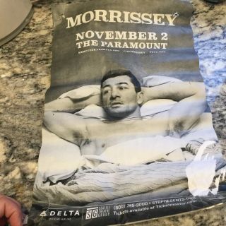 MORRISSEY VIP Pin And Promotional Poster - Rare Items 6