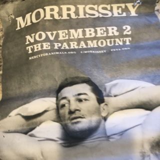 MORRISSEY VIP Pin And Promotional Poster - Rare Items 7