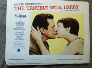 The Trouble With Harry Movie Lobby Card 10x14 " 1953 Alfred Hitchcock 2
