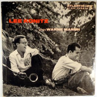 Lee Konitz With Warne Marsh - Dg Atlantic Lp - Appears Unplayed - Ronnie Ball Sal Mosc