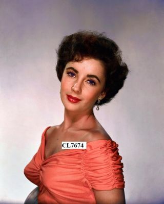 Elizabeth Taylor In A Publicity Portrait For The Movie 