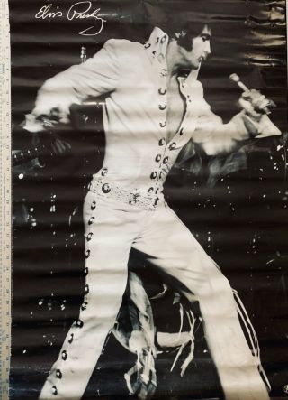 Elvis Presley The King Lg Poster Very Rare