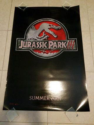 Jurassic Park Iii Movie Poster - Advance 1 Sheet - 27 X 40 Inches
