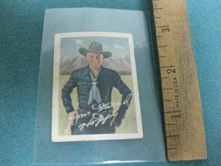 Vintage 1951 Post Cereal Premium Hopalong Cassidy Promoting The Radio Show 1708