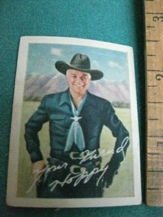 Vintage 1951 Post Cereal premium Hopalong Cassidy promoting the radio show 1708 2