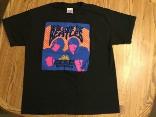 1990’s Apple ‘here Comes The Beatles’ X Large Tshirt Single Stitch Old Stock