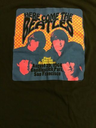 1990’s Apple ‘Here Comes The Beatles’ X large tshirt single stitch old stock 2