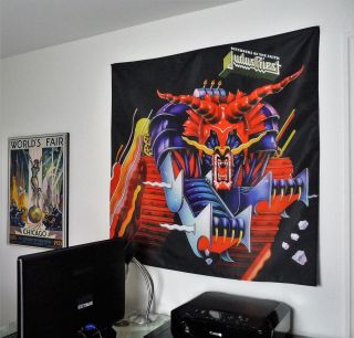 Judas Priest Defenders Of The Faith Huge 4x4 Banner Poster Tapestry Flag Cd