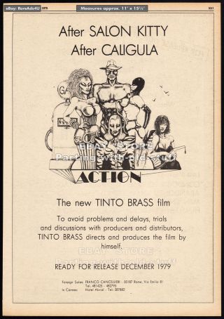 Action_original 1979 Trade Ad Promo / Poster_caligula 
