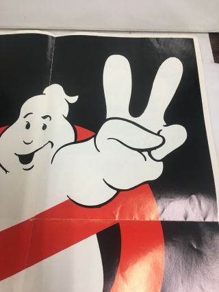 Vintage 1989 Hardee ' s Official Ghostbusters II Headquarters Collector Poster 2