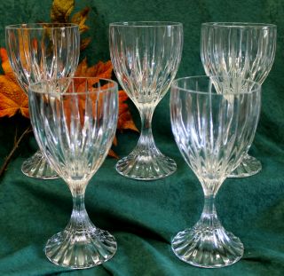 Mikasa Park Lane Footed Wine Goblets Set Of 5