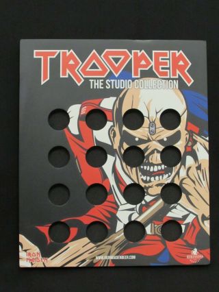 Official Collectors Iron Maiden Trooper Beer/ale Bottle Top Board -