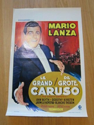 Great Caruso Belgian R70s Mario Lanza & Ann Blyth