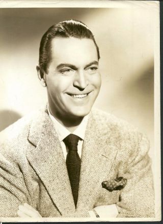 Chester Morris Face Close Up 1950s Movie Photo 14507