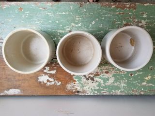 Set Of 3 Vintage Zanesville Pottery Planters 2