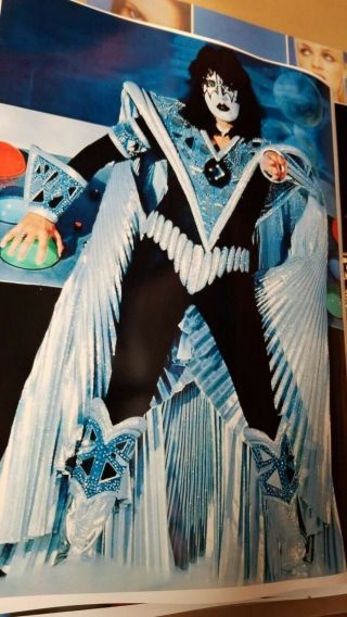 Kiss Ace Frehley Dynasty / Unmasked Era Poster 18x24 Stunning Un Published Rare